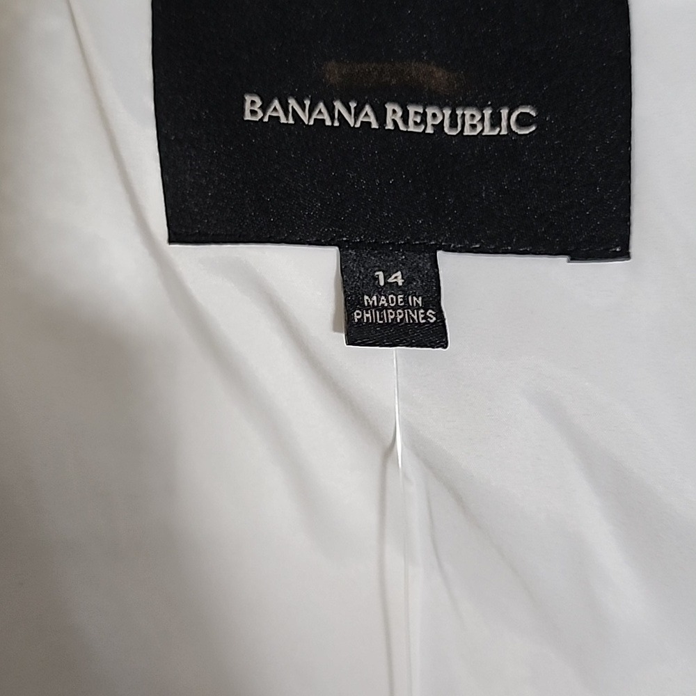 NWT Banana Republic Cropped Moto Jacket Size 14 - Picture 15 of 15